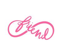 famiglia del simbolo dell'infinito Adesivi artistici in vinile 34x66.7cm Non cade Rosa