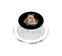 Famiglia di fantasmi di canguro con secchio di zucca PopSockets PopGrip per MagSafe