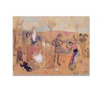 Famiglia Di Giocolieri Riproduzione Stampa Su Tela Diego Rivera - Arte Del Realismo Socialista Mexicano, Pittore Muralista Del Xx Secolo, Collezione Classica Per La Decorazione Domestica 40x52cm