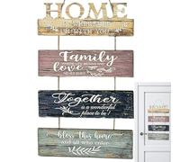 Famiglia di pannelli per porte in acciaio inossidabile - Immagini! | Nome Segno porta d'ingresso Cassetta postale autoadesiva O. con perforazioni | Enorme selezione di modelli, segno divertente con