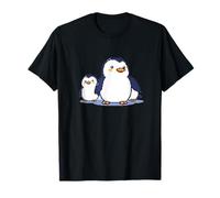 Famiglia di pinguini carini | Adorabili pinguini dei cartoni animati pixel Maglietta