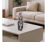 Famiglia di tre sculture moderne e rustiche per l'arredamento del