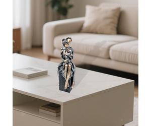 Famiglia di tre sculture moderne e rustiche per l'arredamento del