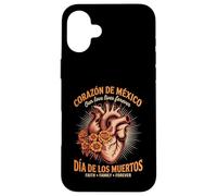 Famiglia Día de los Muertos - Corazón y Cultura Custodia per iPhone 16 Plus