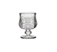 Famiglia francese semplice e squisito vetro resistente al calore rilievo retrò alto champagne cup-mini brandy girasole tazza
