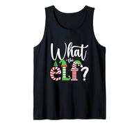 Famiglia Gruppo Festa di Natale Che Cosa l'elfo? Scherzo Elfo Divertente Canotta