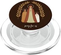 Famiglia La devozione mariana prega per noi cattolici PopSockets PopGrip per MagSafe