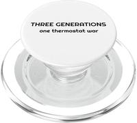 Famiglia multi-generazionale 3 generazioni e un termostato PopSockets PopGrip per MagSafe
