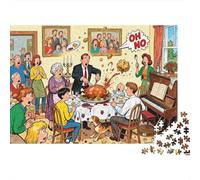 Famiglia Ringraziamento Turchia Trauma Puzzle in Legno Impermeabile DIY Puzzles Da 1000 Pezzi Regali Per Adulti Divertenti Per Decorazioni Domestiche