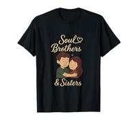 Famiglia Soul Brothers & Sisters Love Infinity Heart Maglietta