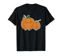 Famiglia Zucca Genitore Figlio Ringraziamento Halloween Maglietta