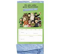 Familienplaner 2026: Ein Jahr voller guter Nachrichten: Der perfekte "Family Organizer" | Wandkalender mit 5 Spalten und Zetteltasche
