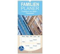 Familienplaner 2026 - Frankfurt am Main - Fassaden mit 5 Spalten (Wandkalender, 21 x 45 cm) CALVENDO: Der fotografische Blick richtet sich auf die kontrastreiche Architektur in Frankfurt am Main.