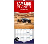 Familienplaner 2026 - Future Rides mit 5 Spalten (Wandkalender, 21 x 45 cm) CALVENDO: Edles Design für schnelle luxuriöse Autos