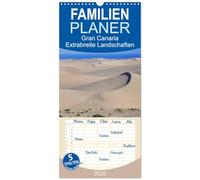 Familienplaner 2026 - Gran Canaria - Extrabreite Landschaften mit 5 Spalten (Wandkalender, 21 x 45 cm) CALVENDO: Landschaftspanoramen der Insel Gran Canaria