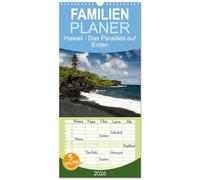 Familienplaner 2026 - Hawaii - Das Paradies auf Erden mit 5 Spalten (Wandkalender, 21 x 45 cm) CALVENDO: Hawaii - Ein Traum von Landschaft und Menschen