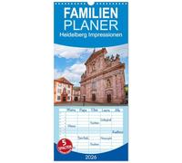 Familienplaner 2026 - Heidelberg Impressionen mit 5 Spalten (Wandkalender, 21 x 45 cm) CALVENDO: Erleben Sie die einzigartige Verbindung aus ... pulsierendem Leben in der Stadt Heidelberg.