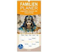 Familienplaner 2026 - Legendäre Ikonen der Geschichte mit 5 Spalten (Wandkalender, 21 x 45 cm) CALVENDO: Entdecken Sie faszinierende Porträts berühmter Persönlichkeiten, die unsere Geschichte prägten.