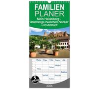 Familienplaner 2026 - Mein Heidelberg - Unterwegs zwischen Neckar und Altstadt mit 5 Spalten (Wandkalender, 21 x 45 cm) CALVENDO: Heidelberg, die ... Kultur und Natur auf einzigartige Weise.