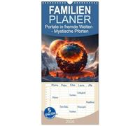 Familienplaner 2026 - Portale in fremde Welten - Mystische Pforten mit 5 Spalten (Wandkalender, 21 x 45 cm) CALVENDO: Ein Kalender, der magische Übergänge und faszinierende Welten zeigt