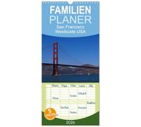 Familienplaner 2026 - San Francisco Westküste USA mit 5 Spalten (Wandkalender, 21 x 45 cm) CALVENDO: San Francisco, eine der schönesten und aufregensten Städte der Welt