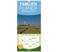 Familienplaner 2026 - Schleswig-Holstein mit 5 Spalten (Wandkalender, 21 x 45 cm) CALVENDO: Eine fotografische Reise von der Ostsee zu den Inseln und Halligen der Nordsee.