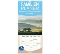 Familienplaner 2026 - Toskana - Traumlandschaft in Italien mit 5 Spalten (Wandkalender, 21 x 45 cm) CALVENDO: Eine der bezauberndsten Landschaften Italiens ist ohne Zweifel die Toskana.