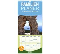 Familienplaner 2026 - Trauminsel Rhodos mit 5 Spalten (Wandkalender, 21 x 45 cm) CALVENDO: Anspruchvolle, künstlerische Fotografien von Cristina ... der traumhaften Insel Rhodos in Griechenland.