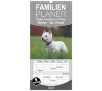 Familienplaner 2026 - West Highland White Terrier - Selbstbewustes Powerpaket - der Westie mit 5 Spalten (Wandkalender, 21 x 45 cm) CALVENDO: Kleine ... für diesen Kalender festgehalten worden.