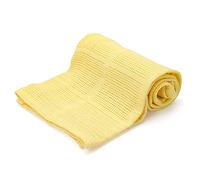 Family Bedding Coperta cellulare gialla per letto singolo, coperta cellulare per adulti, in cotone, per letto grande, reversibile, leggera, termica, morbida, tradizionale (180 x 230 cm)