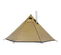 Family Camping Teepee Tent with Stove Hole Windows And Pyramid Spacious Outdoor Hot Tent for 2 4 People Learned extensively