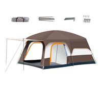 Family Camping Tent 4-12 Person Waterproof Windproof Double Layer