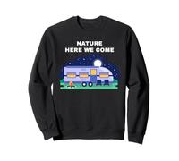 Family Camping Vacation Trip - Nature Here We Come Felpa