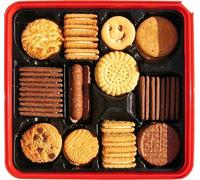 Family Circle - Assortimento di biscotti da 400 g, deliziosi e tortuosi, per Natale, compleanno, Pasqua (confezione da 2)