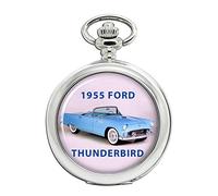 Family Crests 1955 Ford Thunderbird Auto Completo Cacciatore Tasca Orologio