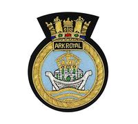 Family Crests HMS Ark Royal Navy ricamato Blazer badge