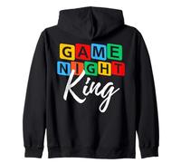 Family Game Night King Ecco Come ospito Game Night Host Felpa con Cappuccio