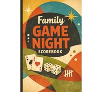 Family Game Night Scorebook: Score Tracker for Board Games, Card Games & Friendly Competitions 6x9 Retro Classic