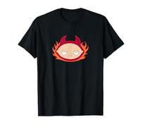 Family Guy Devil Stewie with Flames Cartoon Maglietta