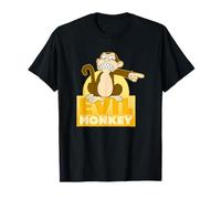 Family Guy Evil Monkey Pointing Cartoon Maglietta
