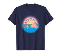 Family Guy Peter Dolphin & Rainbow Maglietta