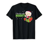 Family Guy Santa Stewie Funny Cartoon Maglietta, Uomo, Nero, XXL