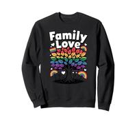 Family Love Pride LGBTQ è i Diritti del Mese dellunità Felpa