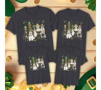 Family Lucky Dogs Funny St. Patrick's Day T-Shirts Irish Green Parade #STPD -c