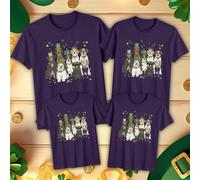 Family Lucky Dogs Funny St. Patrick's Day T-Shirts Irish Green Parade #STPD -c