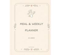 Family Meal & Weekly Planner: 52-W ozy Meal Planning Notebook with Grocery Lists, Weekly To-Do Lists, Priorities, and Notes for Busy Moms