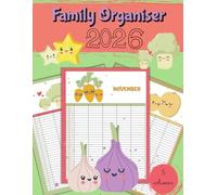 Family Organiser 2026 5 Columns: Month Planning Calendar for Mom 2026 (12-months, January - December 2026), -Family Timer 2026 - , Plan Your Life Calendars