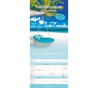 Family Planner Happy Moments 2025 - Calendari da parete della famiglia 19,5 x 45 cm