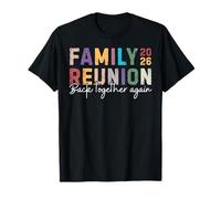 Family Reunion 2026 Back Together Again Retro Matching Maglietta