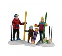 Family Ski Day Set Of 3 Cod. 62634